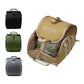 Green Tactical Helmet Bag & Utility Pouch - Padded MOLLE Gear Storage Carrier