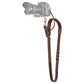 Coffee Adjustable Genuine Leather Camera Strap - Crossbody Shoulder Sling for DSLR/SLR(The camera is a prop and is not included)