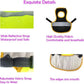4 Pcs Black High Visibility Chicken & Duck Safety Vest - Reflective Poultry Jacket