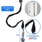 Grey And Colored Cotton Balls Interactive Bungee Dog Tug Toy - Hanging Rope Ball for Solo Play & Exercise