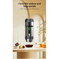 Green 3-in-1 Portable Electric Espresso Maker - Rechargeable Travel Coffee Machine for Capsules & Ground Coffee