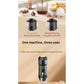 Green 3-in-1 Portable Electric Espresso Maker - Rechargeable Travel Coffee Machine for Capsules & Ground Coffee
