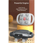 Dark Grey Advanced 6-Head Percussion Massager with Heat - Rechargeable Deep Tissue Muscle Relief Gun