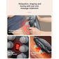 Dark Grey Advanced 6-Head Percussion Massager with Heat - Rechargeable Deep Tissue Muscle Relief Gun