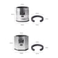 Dark Grey Diamond Professional Aluminum Espresso Tamping Station - Adjustable Portafilter Holder Stand