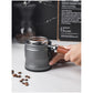 Dark Grey Diamond Professional Aluminum Espresso Tamping Station - Adjustable Portafilter Holder Stand