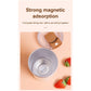 White 316 Stainless Steel Rechargeable Electric Self-Stirring Mug - 420ml Automatic Mixing Cup with Magnetic Rotor