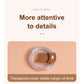 Light Yellow 316 Stainless Steel Rechargeable Electric Self-Stirring Mug - 420ml Automatic Mixing Cup with Magnetic Rotor