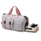 Pink Holographic Gym Duffel Bag - Dry Wet Separation - Large Capacity