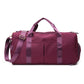 Dark Purple Dry Wet Separation Gym Bag - Women&