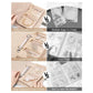 Black Foldable Travel Jewelry Organizer - Velvet Zippered Case with Transparent Pages & Detachable Pouches