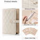 Green Foldable Travel Jewelry Organizer - Velvet Zippered Case with Transparent Pages & Detachable Pouches