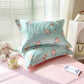 Yu Beauty - Blue 100% Cotton Pillowcase Set (Pack of 2) - Breathable Standard Size 48x74cm Pure Cotton Pillow Covers