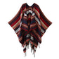 Red Elegant Jacquard Knit Shawl Wrap - Versatile Oversized Scarf (150cm x 130cm)