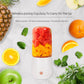 Green Compact Portable Blender - USB Rechargeable Mini Juicer Cup with 4 Blades