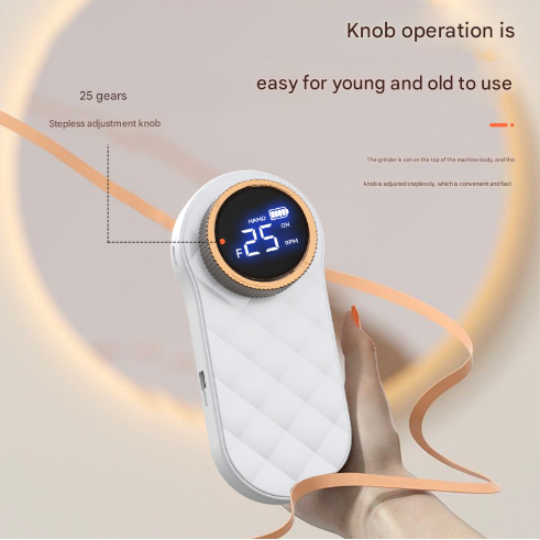 White Portable Mini Electric Nail Drill Pen - Manicure Pedicure Polishing & Shaping Tool