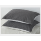 Brown Breathable 4-Layer Cotton Gauze Pillow Towel Pair - Japanese Style Grid (52x75cm)