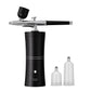 Black Portable Oxygen Infusion Airbrush - Facial Mist Sprayer for Hydration & Skincare
