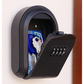 Black 3PCS Wall Mount Plastic Combination Key Lock Box - Secure Key Safe Storage Box