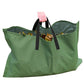 Green 2-in-1 Garden Leaf Collection Tarp & Waste Carry Bag (144x144cm)