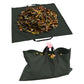 Green 2-in-1 Garden Leaf Collection Tarp & Waste Carry Bag (144x144cm)