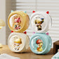 2PCS Beige Cute Magnetic Display Case - Dustproof &