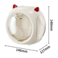 2PCS Blue Cute Magnetic Display Case - Dustproof &