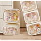 Cream White Without Lamp Wall Mount & Desktop Blind Box Display Case - Clear Dustproof Storage Organizer for Collectibles & Figures