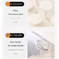 Cream White Without Lamp Wall Mount & Desktop Blind Box Display Case - Clear Dustproof Storage Organizer for Collectibles & Figures