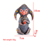 3PCS Two Eyes Fantasy Three-Eyed Alien Figurine Set - 3 Piece Resin Sculptures for Home & Garden Decor
