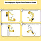 Red Party Atmosphere Setting Tools Party Atmosphere Props - Novelty Beer Bottle Ejector & Stopper