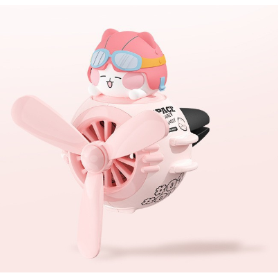 Pink Cute Car Air Vent Clip Freshener - Decorative Scent Diffuser for Automotive Interiors