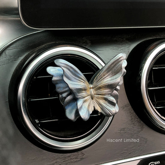 Quicksand Gold Butterfly Set of 3 Butterfly Car Air Vent Clips - Decorative Scent Diffuser Ornaments