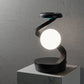 Grey-Black Modern Levitating LED Desk Lamp  - Spiral Design Atmosphere Light