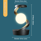 Grey-Black Modern Levitating LED Desk Lamp  - Spiral Design Atmosphere Light