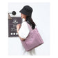 Modern Light purple Shoulder Bag with Multiple Pockets - Perfect for Work