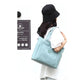 Modern Aqua blue Shoulder Bag with Multiple Pockets - Perfect for Work