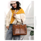 Versatile Brown Tote with Detachable Strap - Ideal for Travel