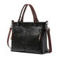 Versatile BLACK Tote with Detachable Strap - Ideal for Travel