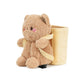 Cute Cloud Bear Tissue Holder for Car - Plush Toy with Storage