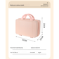 Personalized stylish and lightweight Pink and green mini suitcase for short trips
