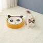Adorable Cloth wrapped orange Cat Scratching Post and Lounger - 41cm Cat Claw Proof Basin