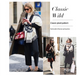 Cozy Color Block Fringe Scarf - Pink Shawl for Fall and Winter