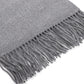Luxury Cashmere Blend Scarf, Large 200x70cm Fringed Scarf (Beige Gray)