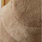 Plush Bucket Hat with Ear Flaps,Warm Furry Winter Hat in Khaki-One size (54-59cm) adjustable