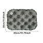 Inflatable Seat Cushion - Portable 40x30x5cm Camping Pad in Olive Grey