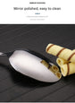 6-Piece Portable Stainless Steel Cutlery Set with Plate and Bag - Gold, Great for Camping and Travel (Steak Knife)