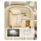 Car Seat Back Organizer with Practical design-Multi-Pocket Storage for Tissues and Gadgets-Cute bear(Beige)