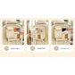 Car Seat Back Organizer with Practical design-Multi-Pocket Storage for Tissues and Gadgets-Cute bear(Beige)
