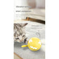 Rechargeable Interactive Cat Toy - Self-Rolling Ball with LED Light,Standard Edition Blue